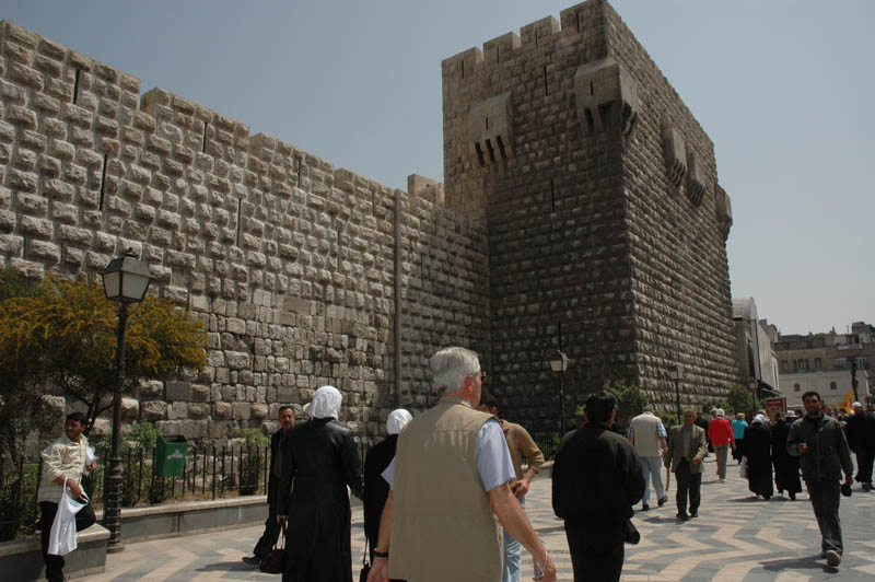 Part of the wall around the old city